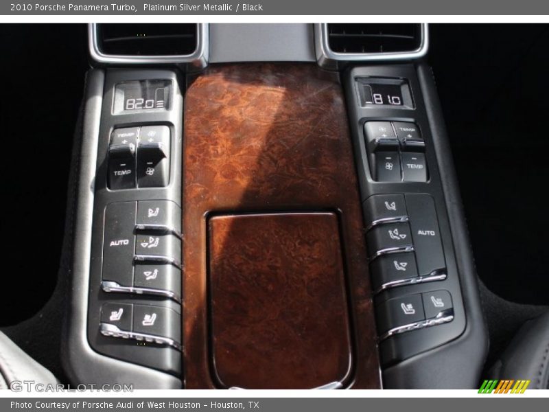 Platinum Silver Metallic / Black 2010 Porsche Panamera Turbo