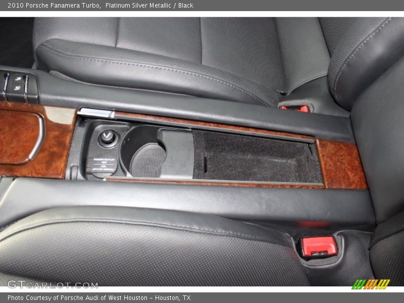 Platinum Silver Metallic / Black 2010 Porsche Panamera Turbo