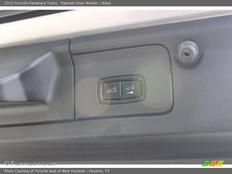 Platinum Silver Metallic / Black 2010 Porsche Panamera Turbo