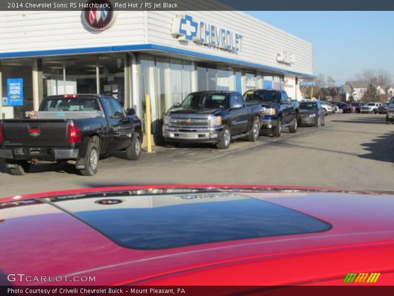Red Hot / RS Jet Black 2014 Chevrolet Sonic RS Hatchback