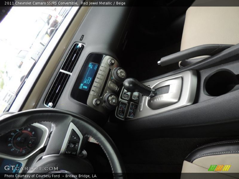 Red Jewel Metallic / Beige 2011 Chevrolet Camaro SS/RS Convertible