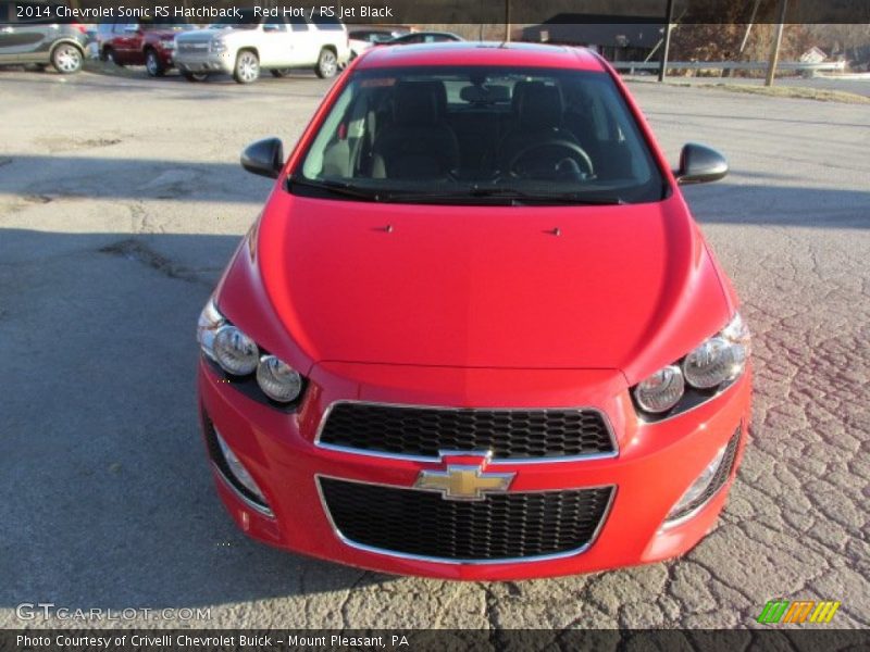 Red Hot / RS Jet Black 2014 Chevrolet Sonic RS Hatchback
