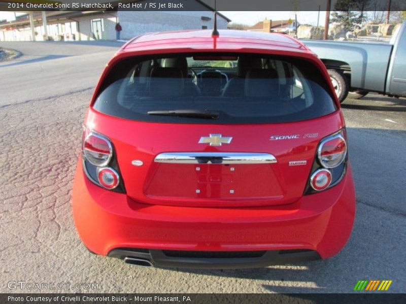 Red Hot / RS Jet Black 2014 Chevrolet Sonic RS Hatchback