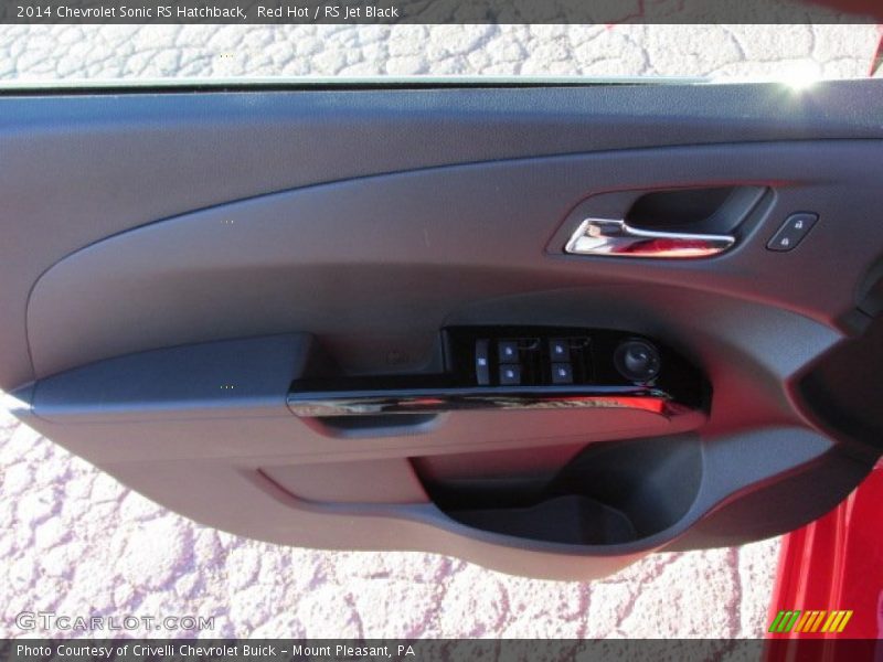 Red Hot / RS Jet Black 2014 Chevrolet Sonic RS Hatchback