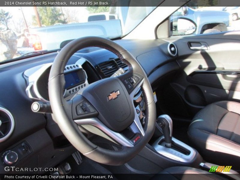 Dashboard of 2014 Sonic RS Hatchback