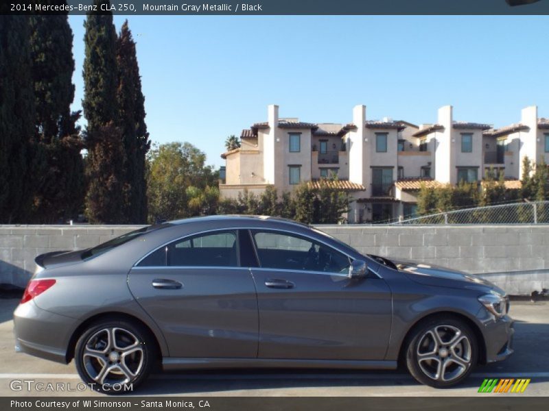 Mountain Gray Metallic / Black 2014 Mercedes-Benz CLA 250