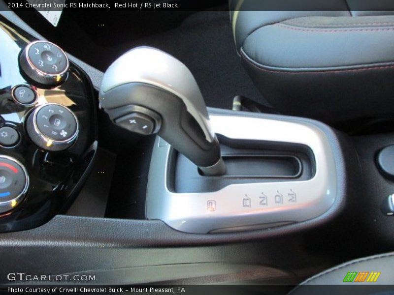  2014 Sonic RS Hatchback 6 Speed Automatic Shifter