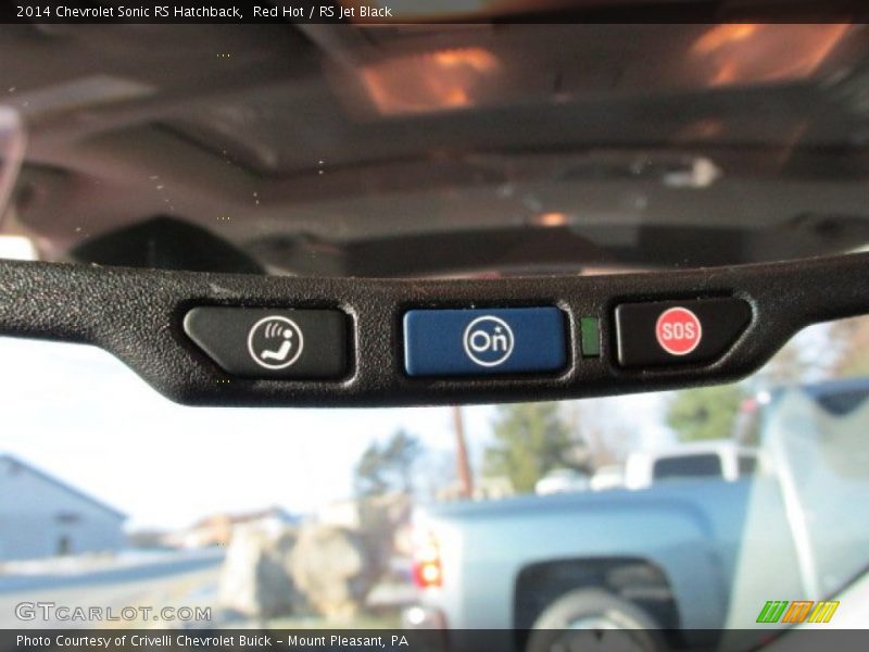 Red Hot / RS Jet Black 2014 Chevrolet Sonic RS Hatchback