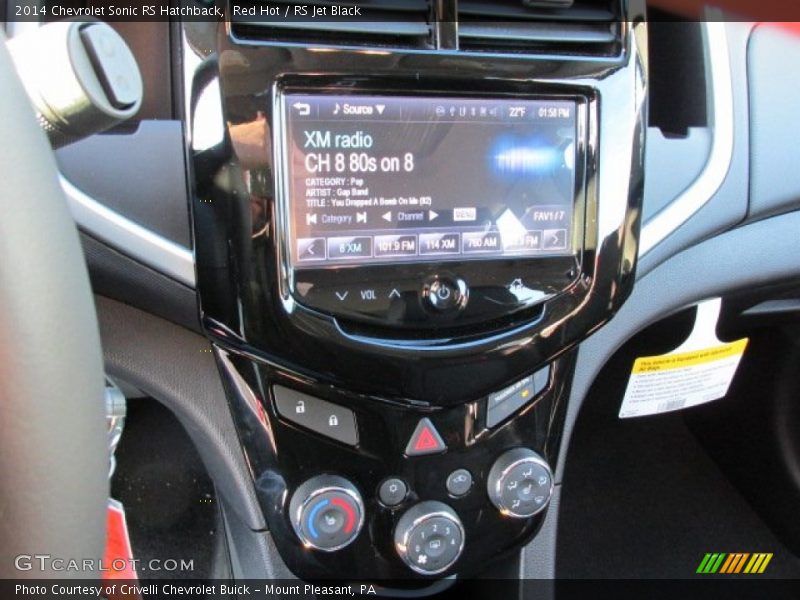 Controls of 2014 Sonic RS Hatchback