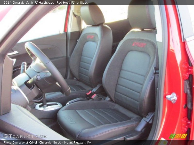 Front Seat of 2014 Sonic RS Hatchback