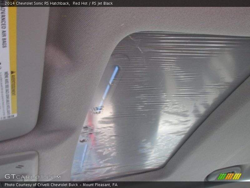 Red Hot / RS Jet Black 2014 Chevrolet Sonic RS Hatchback