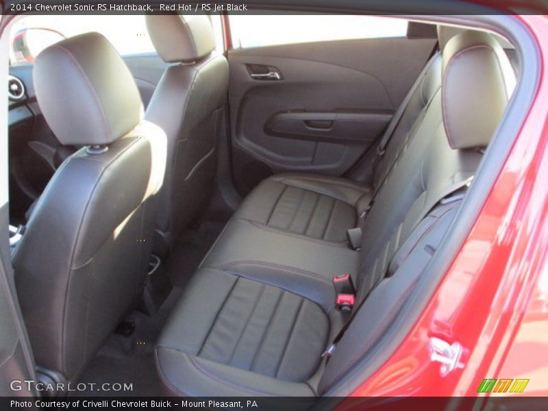 Rear Seat of 2014 Sonic RS Hatchback
