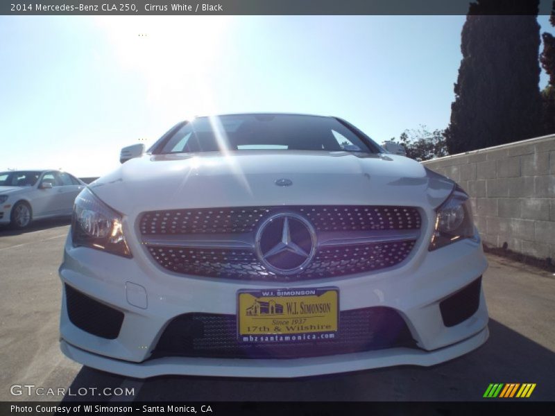 Cirrus White / Black 2014 Mercedes-Benz CLA 250