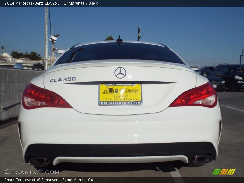 Cirrus White / Black 2014 Mercedes-Benz CLA 250