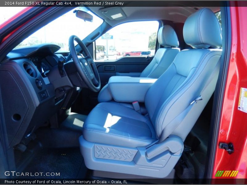 Front Seat of 2014 F150 XL Regular Cab 4x4