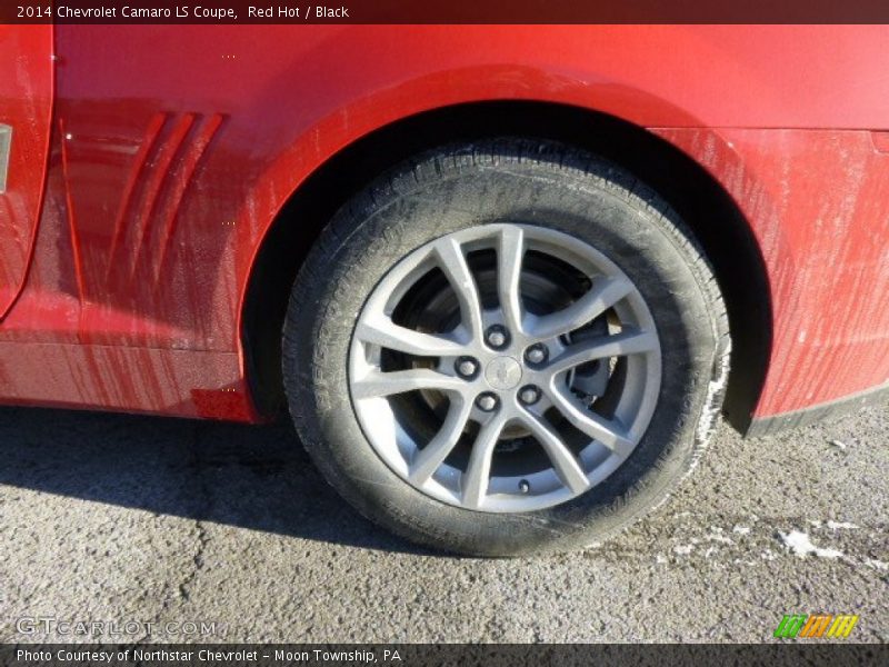 Red Hot / Black 2014 Chevrolet Camaro LS Coupe