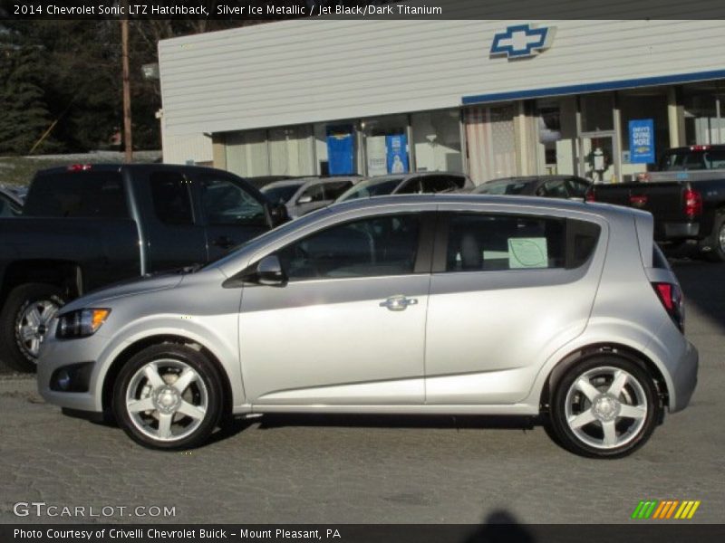  2014 Sonic LTZ Hatchback Silver Ice Metallic