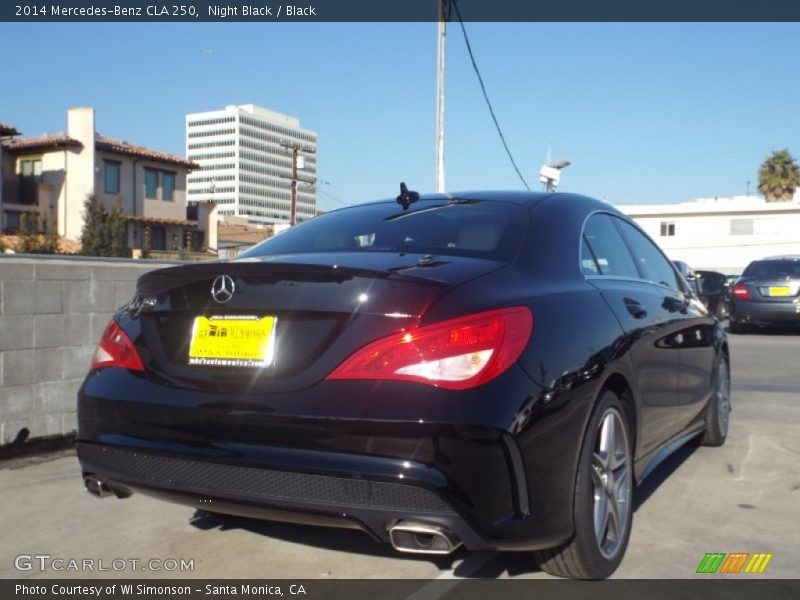 Night Black / Black 2014 Mercedes-Benz CLA 250