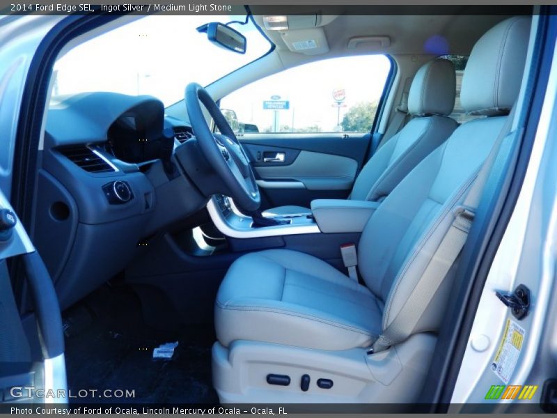 Front Seat of 2014 Edge SEL