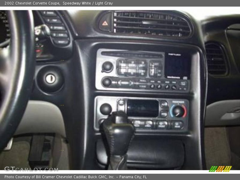Speedway White / Light Gray 2002 Chevrolet Corvette Coupe