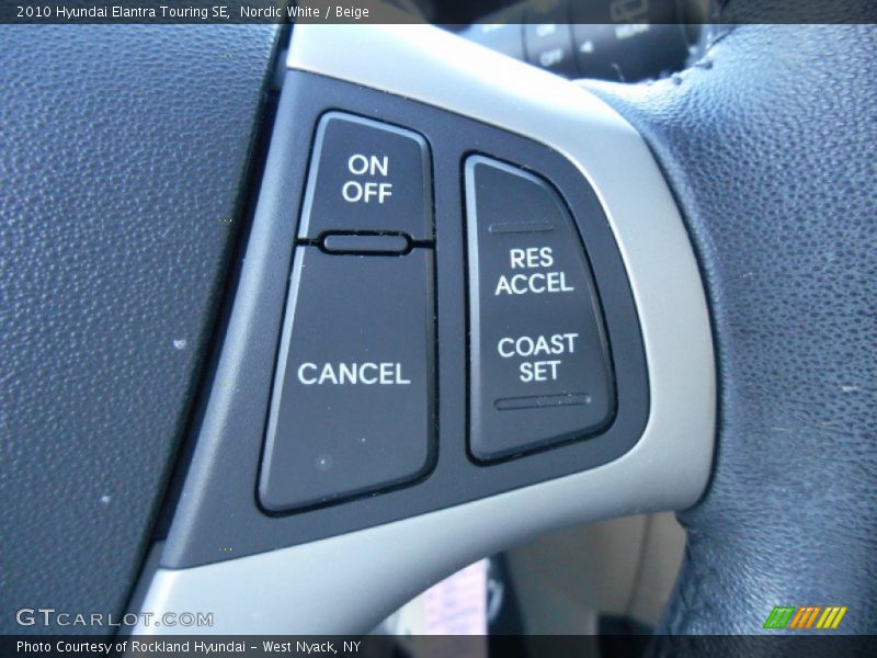 Nordic White / Beige 2010 Hyundai Elantra Touring SE