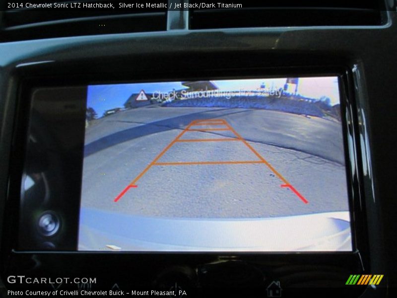 Silver Ice Metallic / Jet Black/Dark Titanium 2014 Chevrolet Sonic LTZ Hatchback