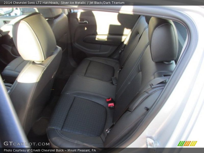 Silver Ice Metallic / Jet Black/Dark Titanium 2014 Chevrolet Sonic LTZ Hatchback