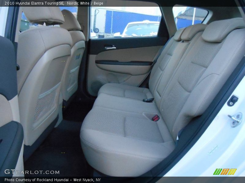 Nordic White / Beige 2010 Hyundai Elantra Touring SE