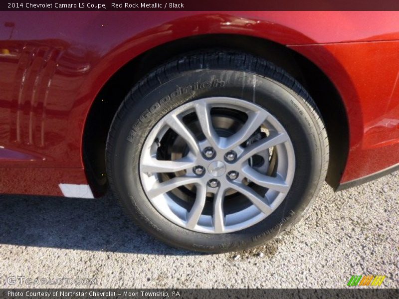 Red Rock Metallic / Black 2014 Chevrolet Camaro LS Coupe