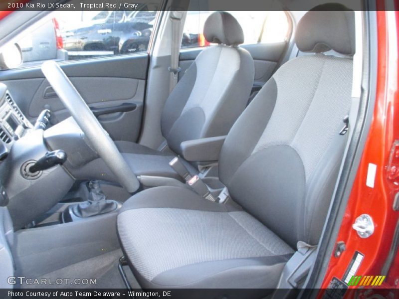 Tropical Red / Gray 2010 Kia Rio LX Sedan