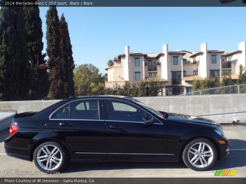 Black / Black 2014 Mercedes-Benz C 250 Sport