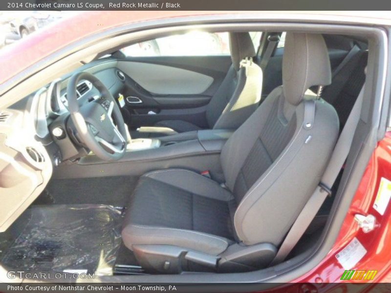 Red Rock Metallic / Black 2014 Chevrolet Camaro LS Coupe