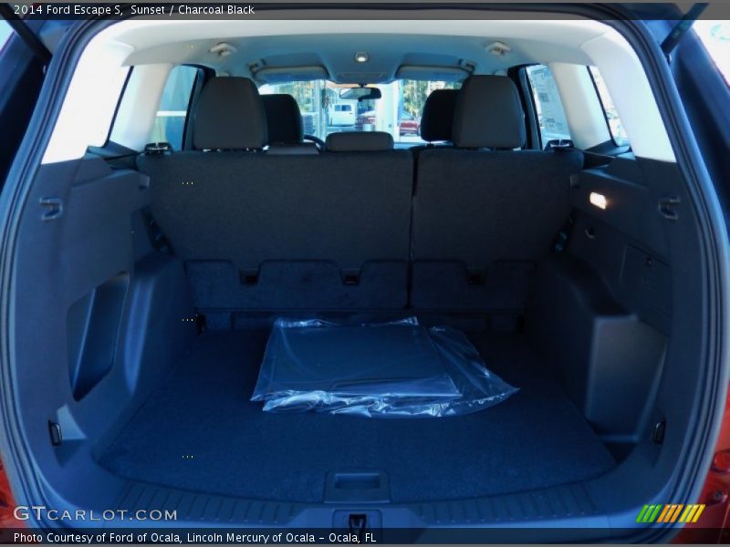 Sunset / Charcoal Black 2014 Ford Escape S