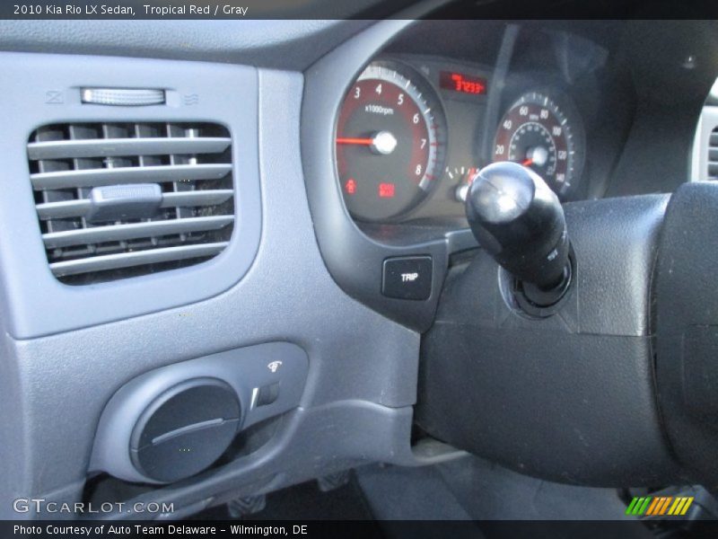 Tropical Red / Gray 2010 Kia Rio LX Sedan