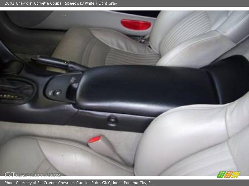 Speedway White / Light Gray 2002 Chevrolet Corvette Coupe
