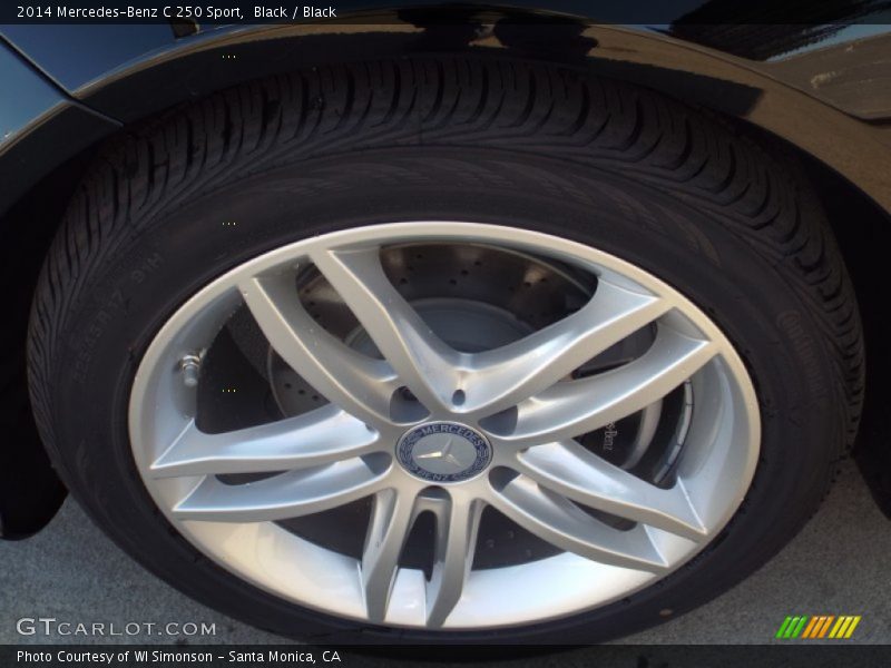 Black / Black 2014 Mercedes-Benz C 250 Sport