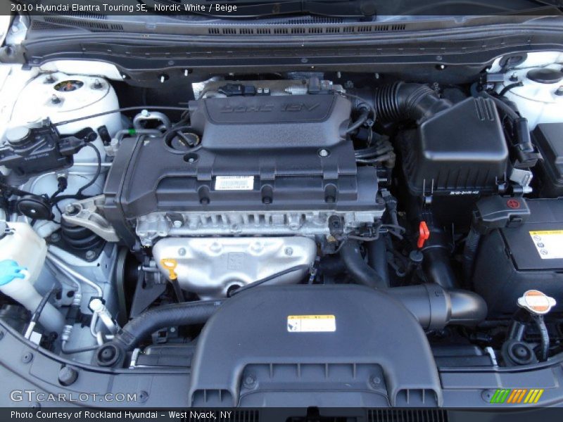 Nordic White / Beige 2010 Hyundai Elantra Touring SE