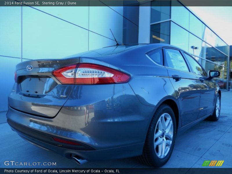 Sterling Gray / Dune 2014 Ford Fusion SE