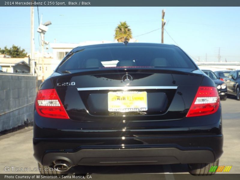 Black / Black 2014 Mercedes-Benz C 250 Sport