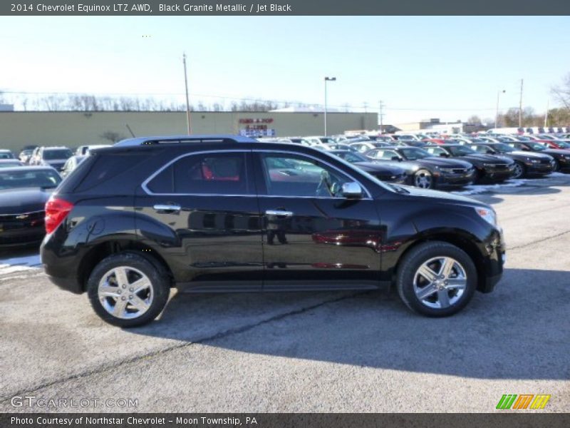 Black Granite Metallic / Jet Black 2014 Chevrolet Equinox LTZ AWD