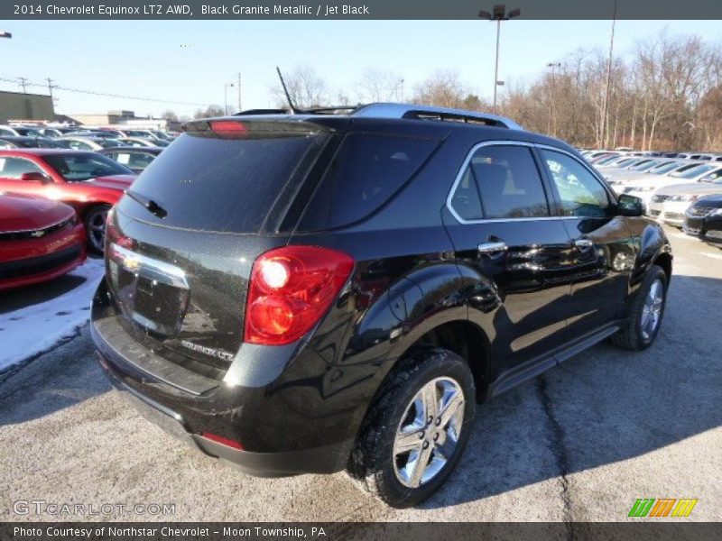 Black Granite Metallic / Jet Black 2014 Chevrolet Equinox LTZ AWD