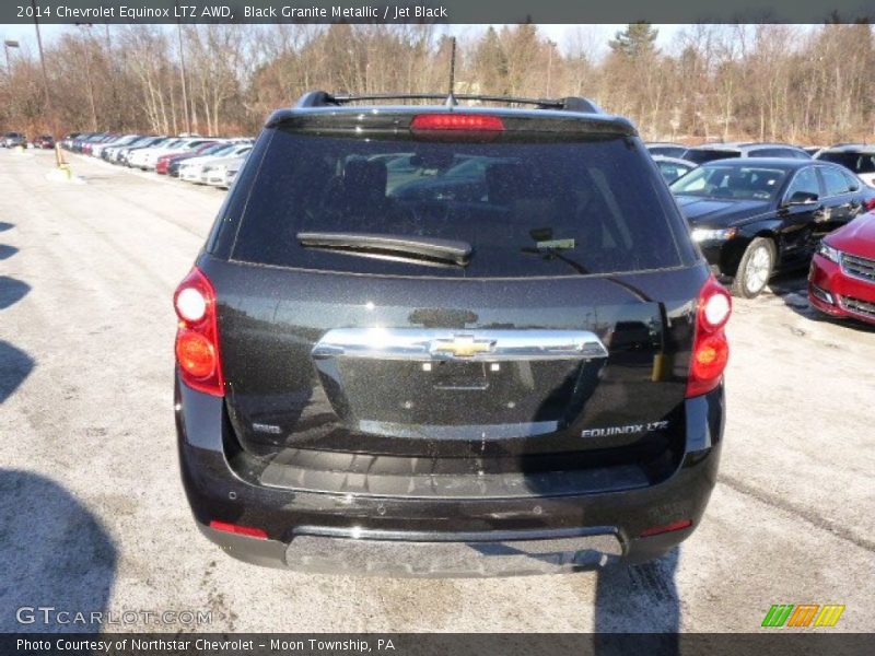 Black Granite Metallic / Jet Black 2014 Chevrolet Equinox LTZ AWD