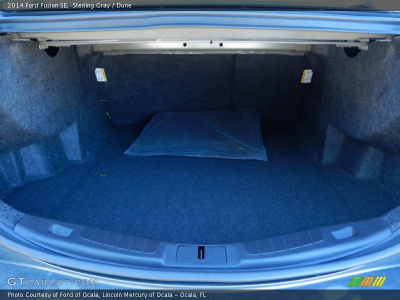 Sterling Gray / Dune 2014 Ford Fusion SE