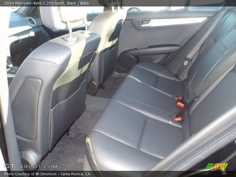 Black / Black 2014 Mercedes-Benz C 250 Sport