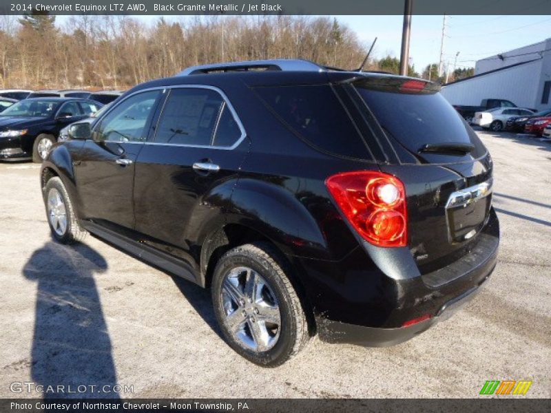 Black Granite Metallic / Jet Black 2014 Chevrolet Equinox LTZ AWD