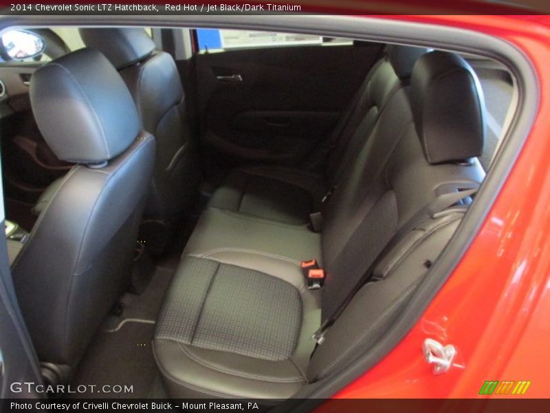 Rear Seat of 2014 Sonic LTZ Hatchback