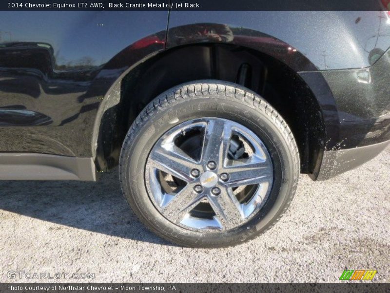 Black Granite Metallic / Jet Black 2014 Chevrolet Equinox LTZ AWD
