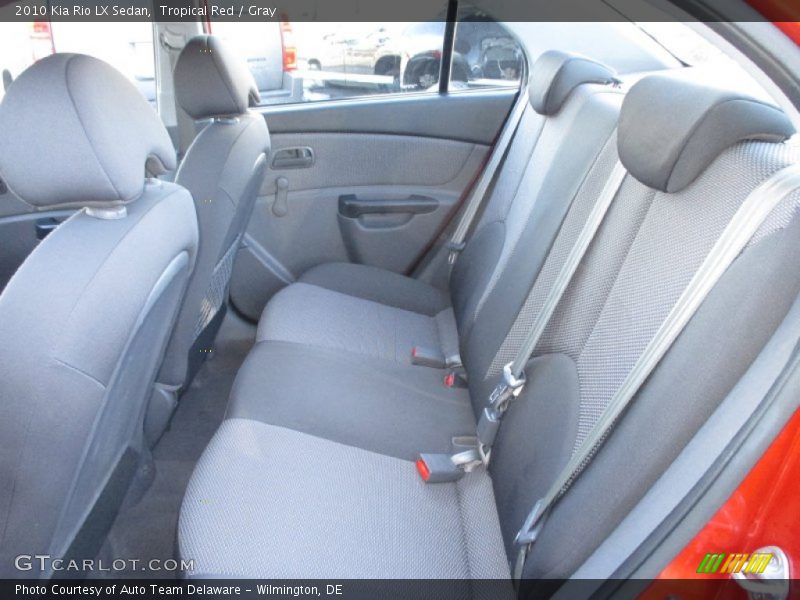 Tropical Red / Gray 2010 Kia Rio LX Sedan
