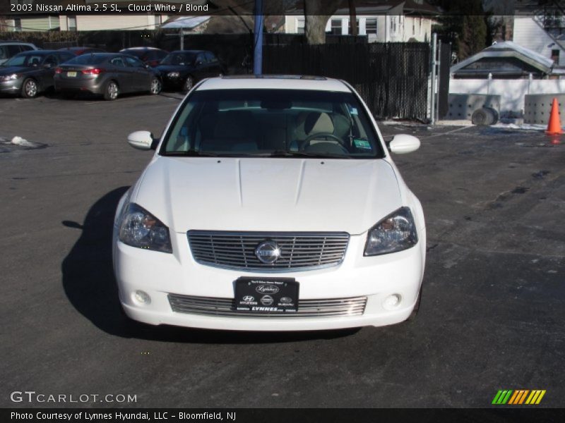 Cloud White / Blond 2003 Nissan Altima 2.5 SL