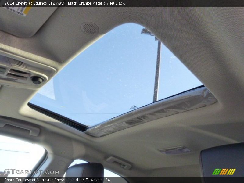 Black Granite Metallic / Jet Black 2014 Chevrolet Equinox LTZ AWD